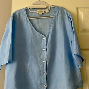 Cynthia Rowley Linen top